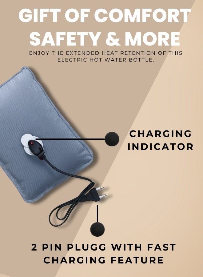 لايف إن بيور أكياس تسخين المياه الكهربائية القابلة لإعادة الشحن والمريحة المزدوجة لتخفيف الألم وتدفئة اليد وتخفيف آلام العضلات وآلام الظهر مع تدفئة اليد - Image 4